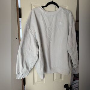 The North Face Classic white Pullover